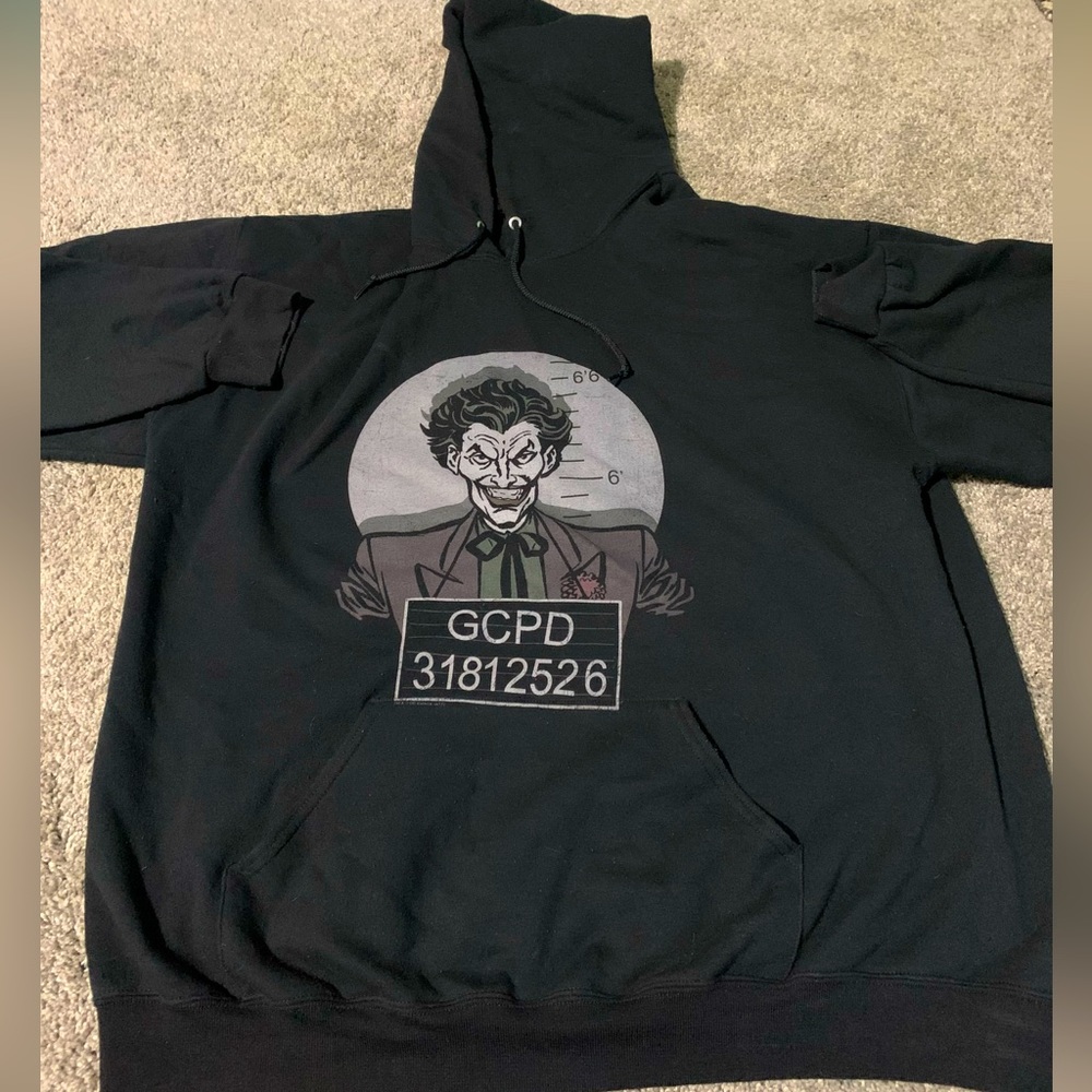 The Joker Black Mens Hoodie
